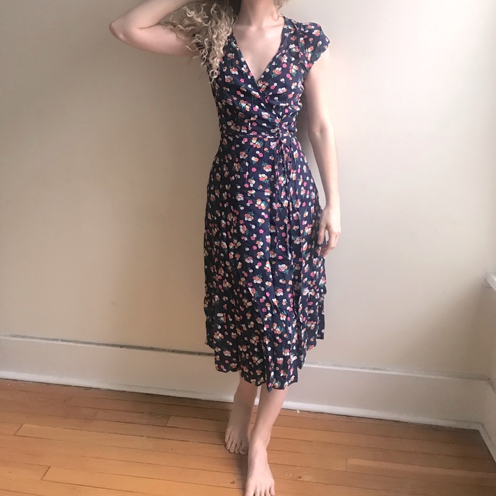 GAP Maxi Wrap Dress
